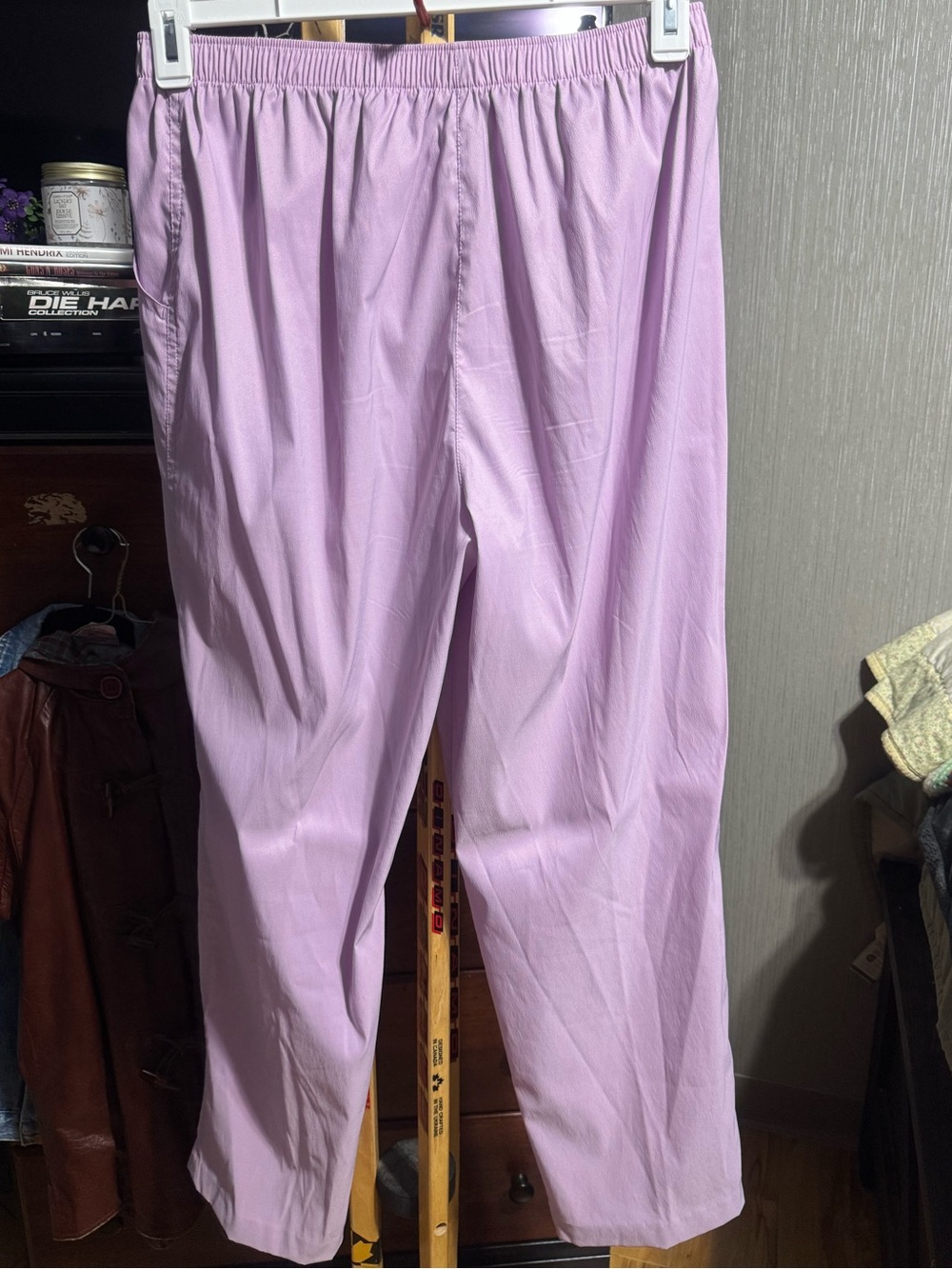 3/$25 Weekend Special! Vintage ALIA 2pc Light Purple Tracksuit set Size 10 Elast - Picture 5 of 9